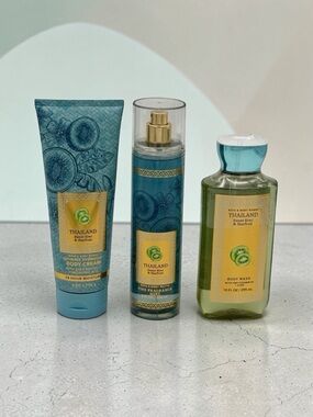 Bath & Body Works Thailand Sweet Kiwi & Starfruit Tropical Body Care Gift Set